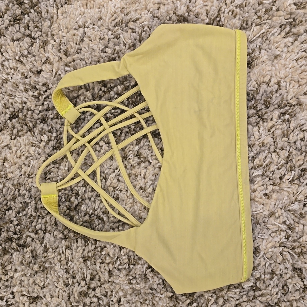 Lululemon Free to Be Lime Bra 6